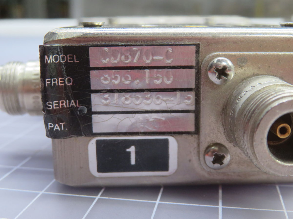 Celwave CD870-C Isolante Circolatore Uhf Assemblaggio Frequenza 867.900 MHZ